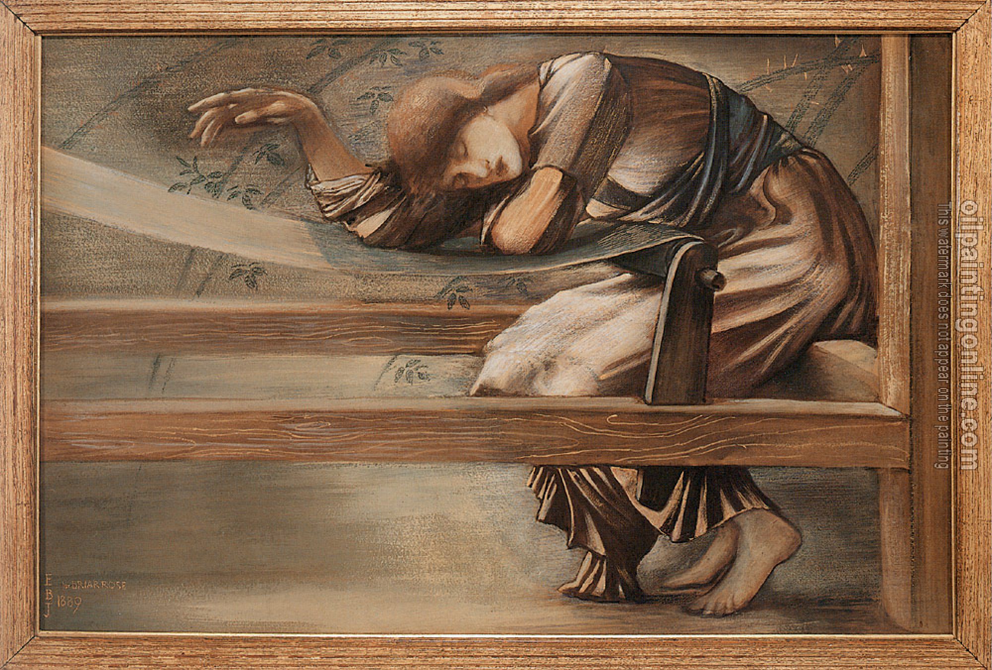 Burne-Jones, Sir Edward Coley - Study for the Garden Court